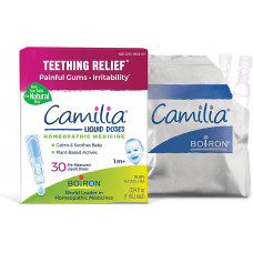Tép uống giảm sốt, giảm đau mọc răng Camilia Liquid Does vỉ 5 tép